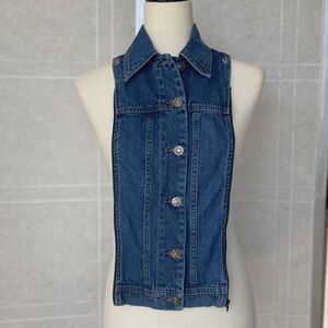 Veronica Beard Blue Denim Slate Dikey sz 00-14